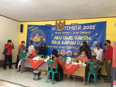 BERSAMA BIN, PEMDES BADAMITA GEBER CAPAIAN VAKSINASI DOSIS 3